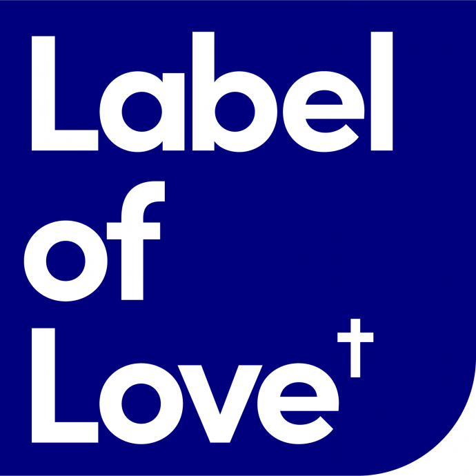 Label of Love Blue Logo